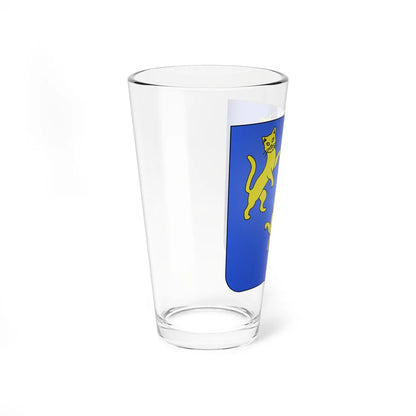 Armes de la famille de Caters (Belgium) (Coat of Arms) Pint Glass 16oz - Go Mug Yourself