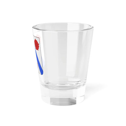 Armes de la famille de Clerque Wissocq de Sousberghe (Belgium) (Coat of Arms) Shot Glass 1.5oz - Go Mug Yourself