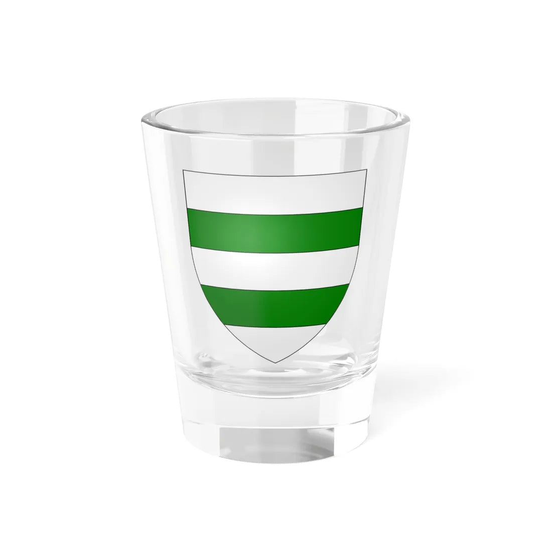Armes de la famille de Cocquéau des Mottes (Belgium) (Coat of Arms) Shot Glass 1.5oz 1.5oz - Go Mug Yourself