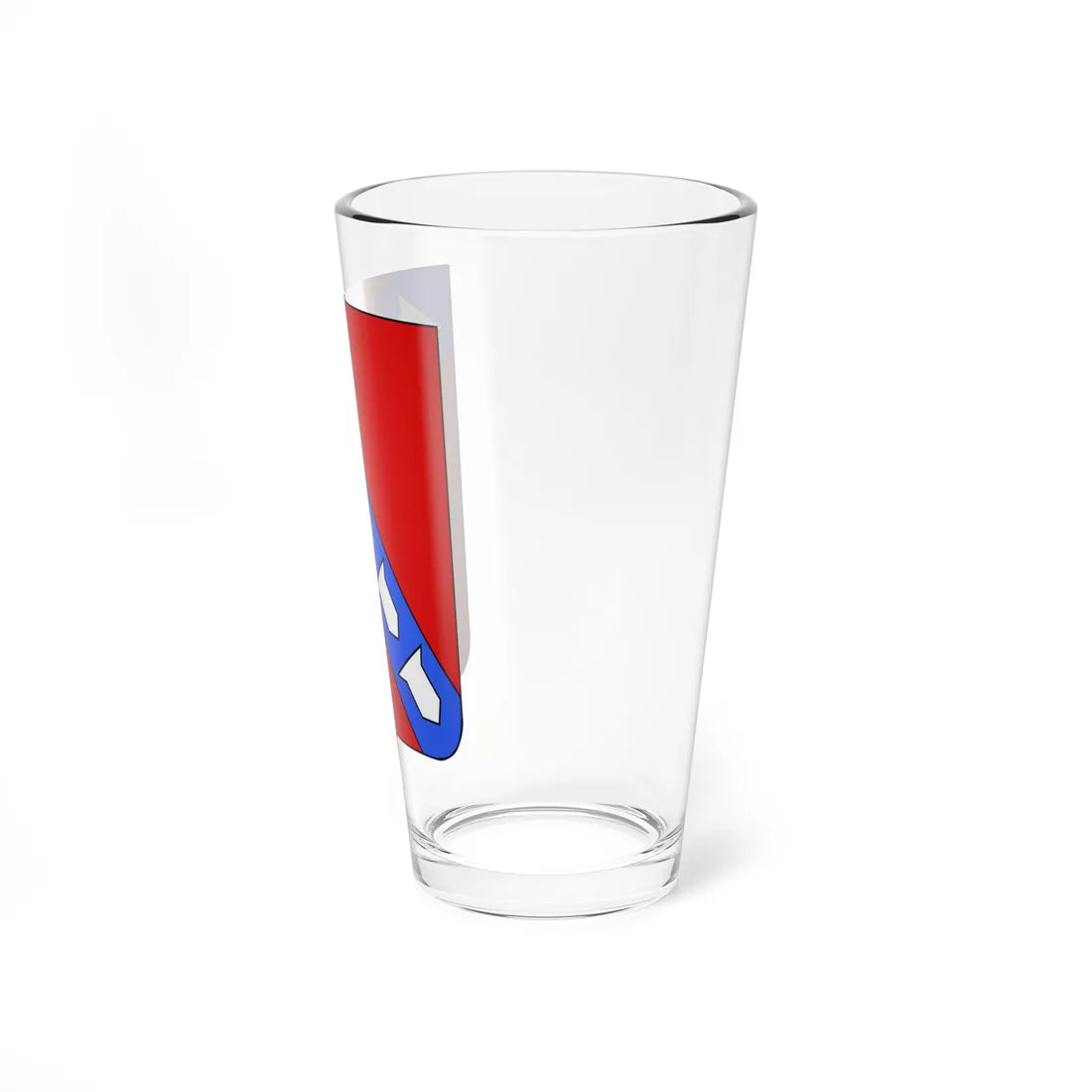 Armes de la famille de la Barre dErquelinnes (Belgium) (Coat of Arms) Pint Glass 16oz - Go Mug Yourself