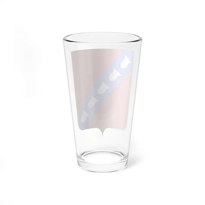 Armes de la famille de la Barre dErquelinnes (Belgium) (Coat of Arms) Pint Glass 16oz - Go Mug Yourself