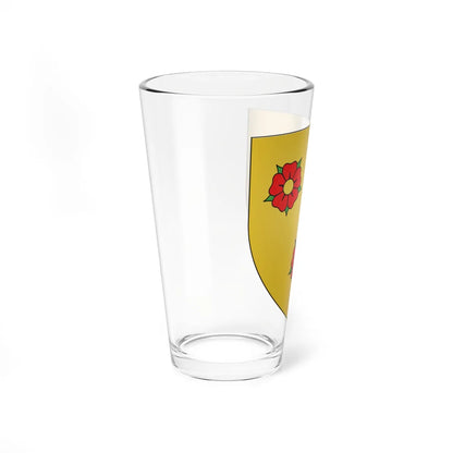 Armes de la famille de Mahieu (Belgium) (Coat of Arms) Pint Glass 16oz - Go Mug Yourself