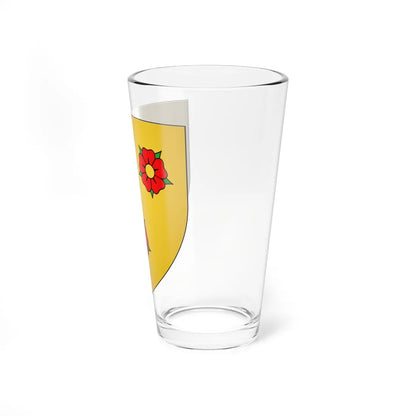 Armes de la famille de Mahieu (Belgium) (Coat of Arms) Pint Glass 16oz - Go Mug Yourself