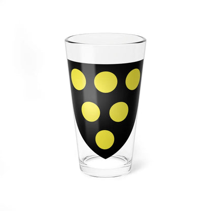 Armes de la famille de Vicq de Cumptich (Belgium) (Coat of Arms) Pint Glass 16oz 16oz - Go Mug Yourself