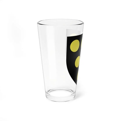 Armes de la famille de Vicq de Cumptich (Belgium) (Coat of Arms) Pint Glass 16oz - Go Mug Yourself