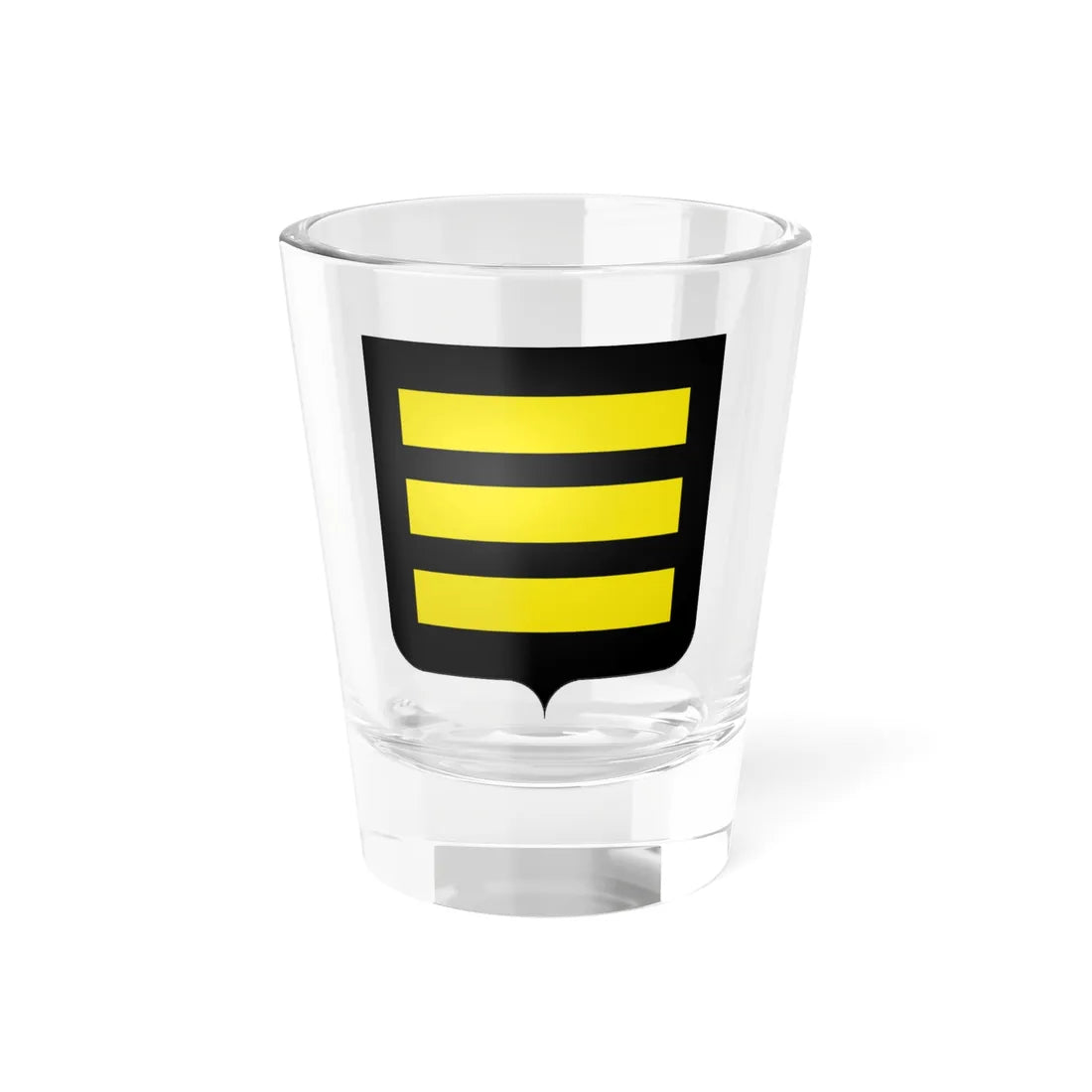Armes de la famille Piers de Raveschoot (Belgium) (Coat of Arms) Shot Glass 1.5oz 1.5oz - Go Mug Yourself