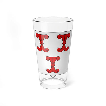 Armes de la famille van Zuylen van Nyevelt (Belgium) (Coat of Arms) Pint Glass 16oz 16oz - Go Mug Yourself
