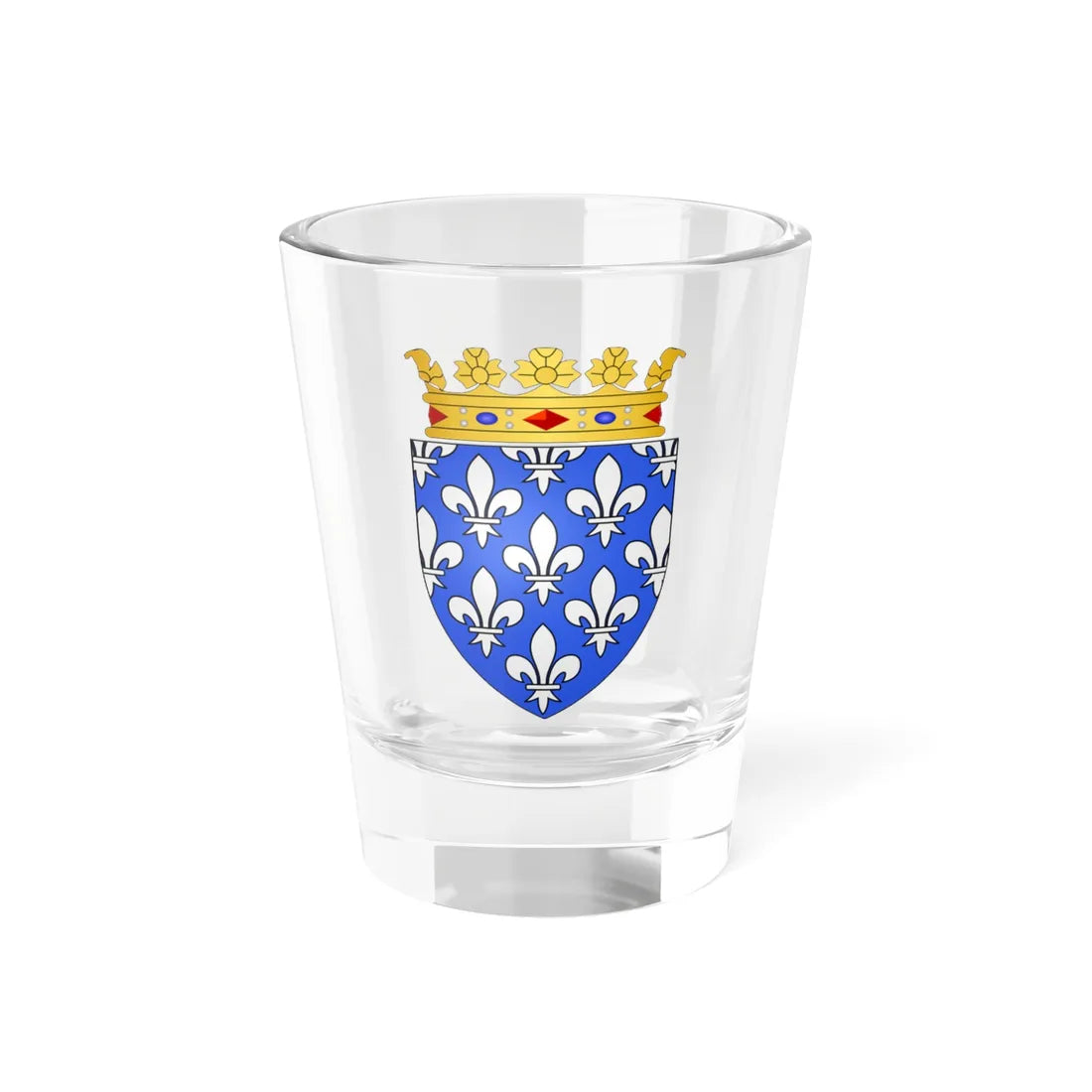 Armes de la ville dAiseau-Presles (Belgium) (Coat of Arms) Shot Glass 1.5oz 1.5oz - Go Mug Yourself