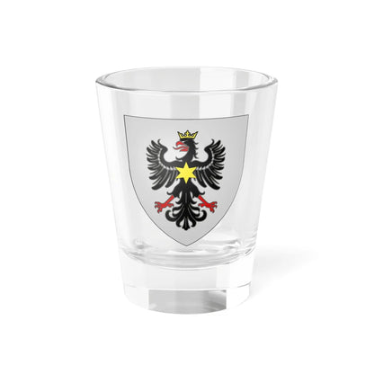 Armes de Wouters Seigneurs dOplinter Bouchout et Vroenhoven (Belgium) (Coat of Arms) Shot Glass 1.5oz 1.5oz - Go Mug Yourself