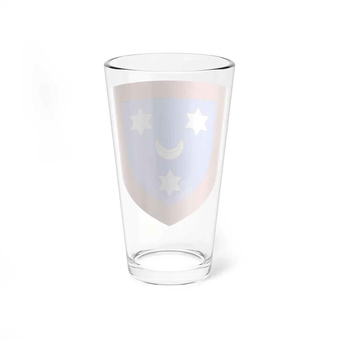 Armes des chevaliers Bauchau branche anoblie (Belgium) (Coat of Arms) Pint Glass 16oz - Go Mug Yourself