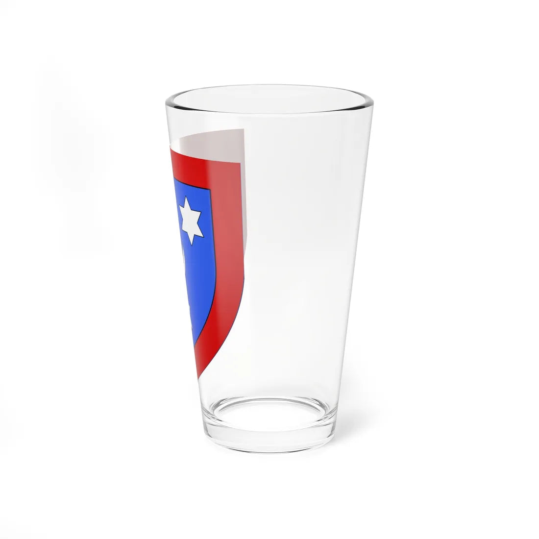Armes des chevaliers Bauchau branche anoblie (Belgium) (Coat of Arms) Pint Glass 16oz - Go Mug Yourself