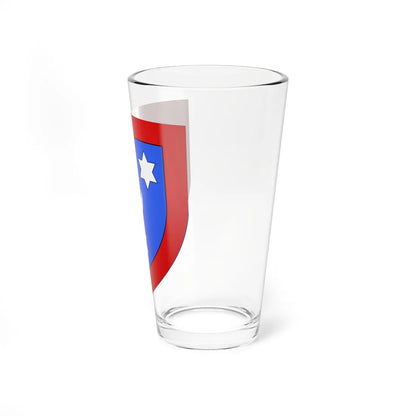 Armes des chevaliers Bauchau branche anoblie (Belgium) (Coat of Arms) Pint Glass 16oz - Go Mug Yourself