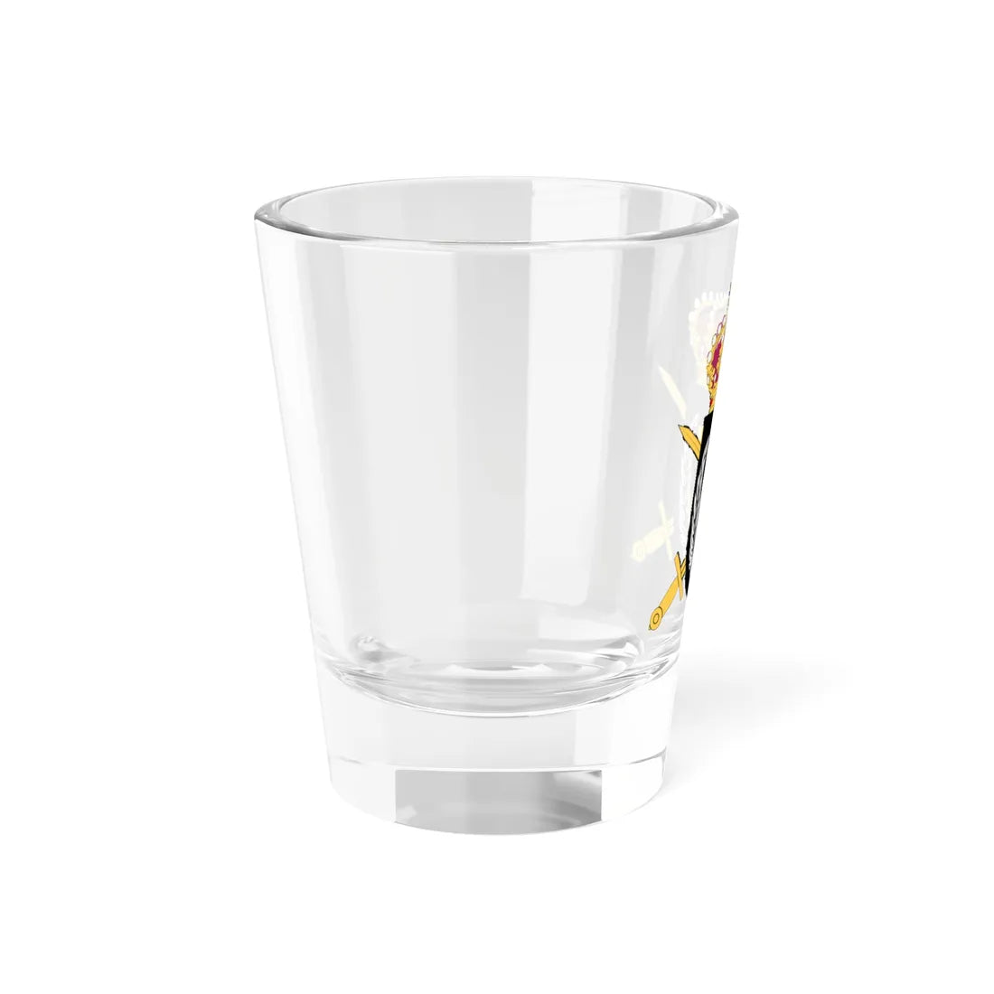 Arméns fältarbetsskola vapen (Sweden) (Coat of Arms) Shot Glass 1.5oz - Go Mug Yourself