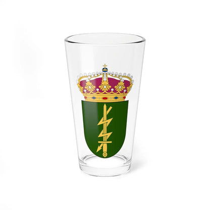 Arméns lednings- och sambandscentrum vapen (Sweden) (Coat of Arms) Pint Glass 16oz 16oz - Go Mug Yourself