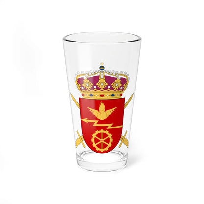 Arméns radar- och mekanikerskola vapen (Sweden) (Coat of Arms) Pint Glass 16oz 16oz - Go Mug Yourself