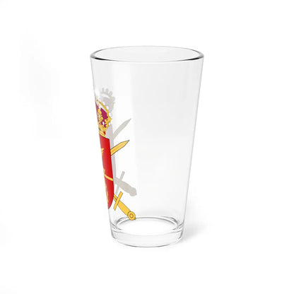 Arméns radar- och mekanikerskola vapen (Sweden) (Coat of Arms) Pint Glass 16oz - Go Mug Yourself