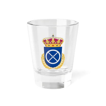 Arméns underhålls- och motorskola vapen (Sweden) (Coat of Arms) Shot Glass 1.5oz 1.5oz - Go Mug Yourself
