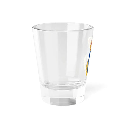 Arméns underhålls- och motorskola vapen (Sweden) (Coat of Arms) Shot Glass 1.5oz - Go Mug Yourself