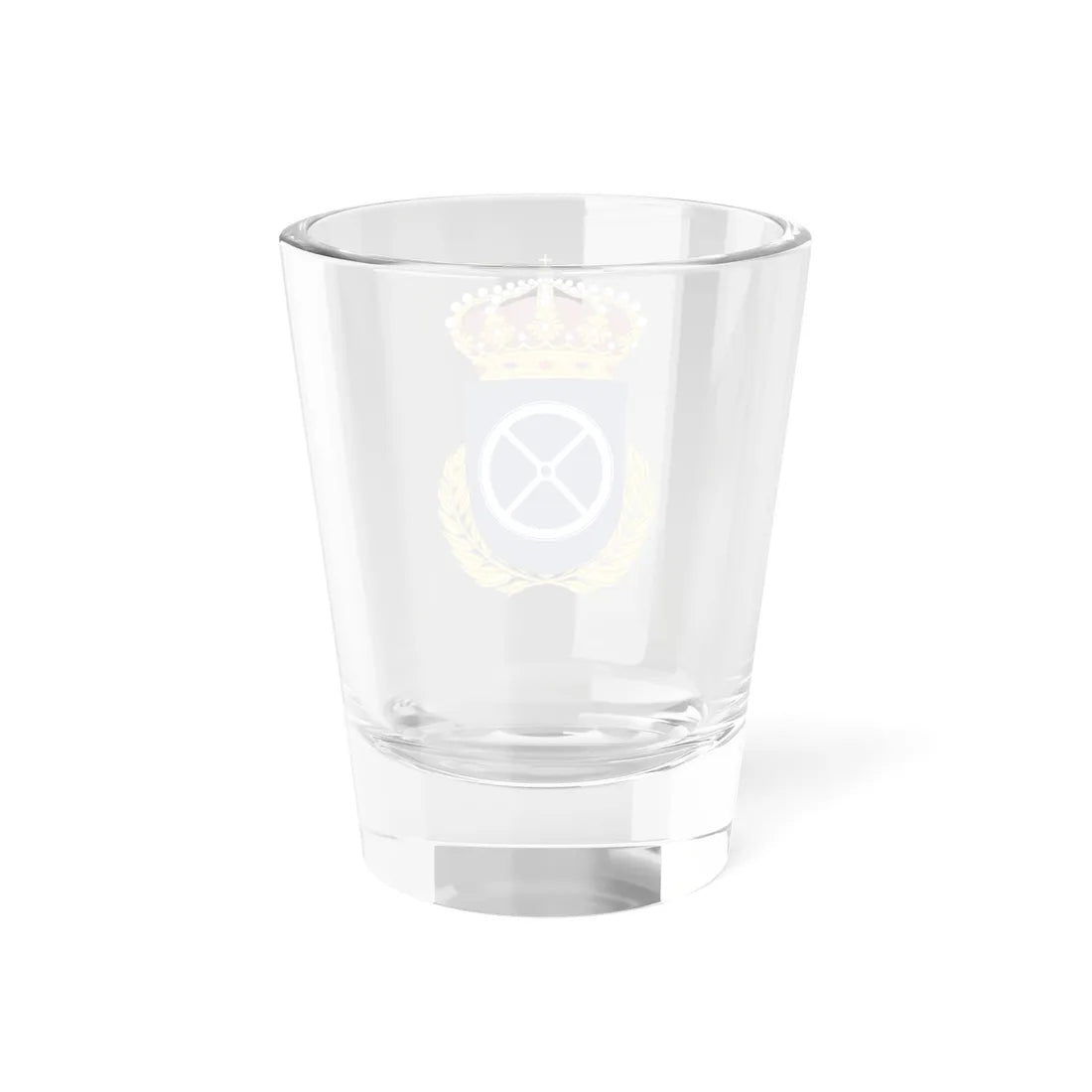 Arméns underhålls- och motorskola vapen (Sweden) (Coat of Arms) Shot Glass 1.5oz - Go Mug Yourself