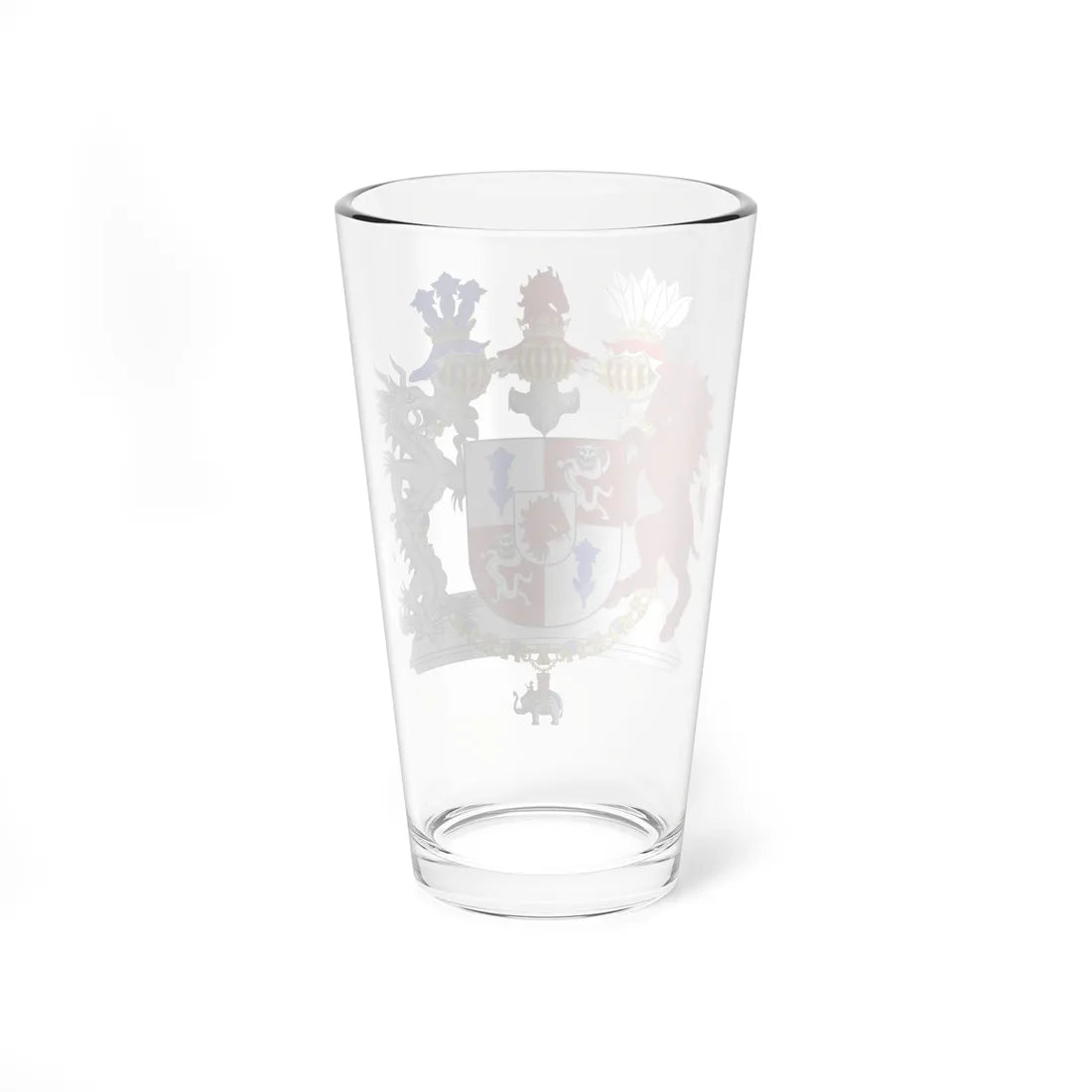Armoiries Alexandra Manley Contesse de Frederiksborg2005 (Denmark) (Coat of Arms) Pint Glass 16oz - Go Mug Yourself