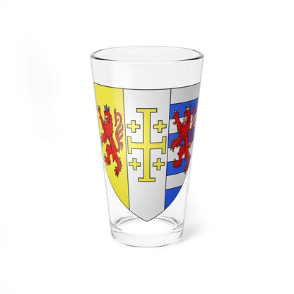 Armoiries Arménie-Lusignan (Armenia) (Coat of Arms) Pint Glass 16oz 16oz - Go Mug Yourself