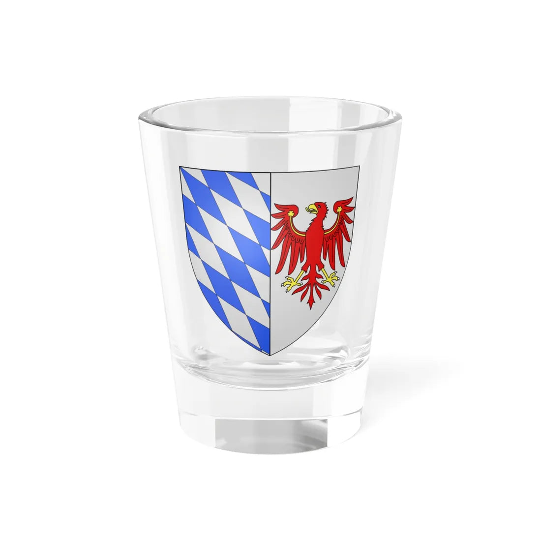 Armoiries Bavière-Brandebourg (Germany) (Coat of Arms) Shot Glass 1.5oz 1.5oz - Go Mug Yourself