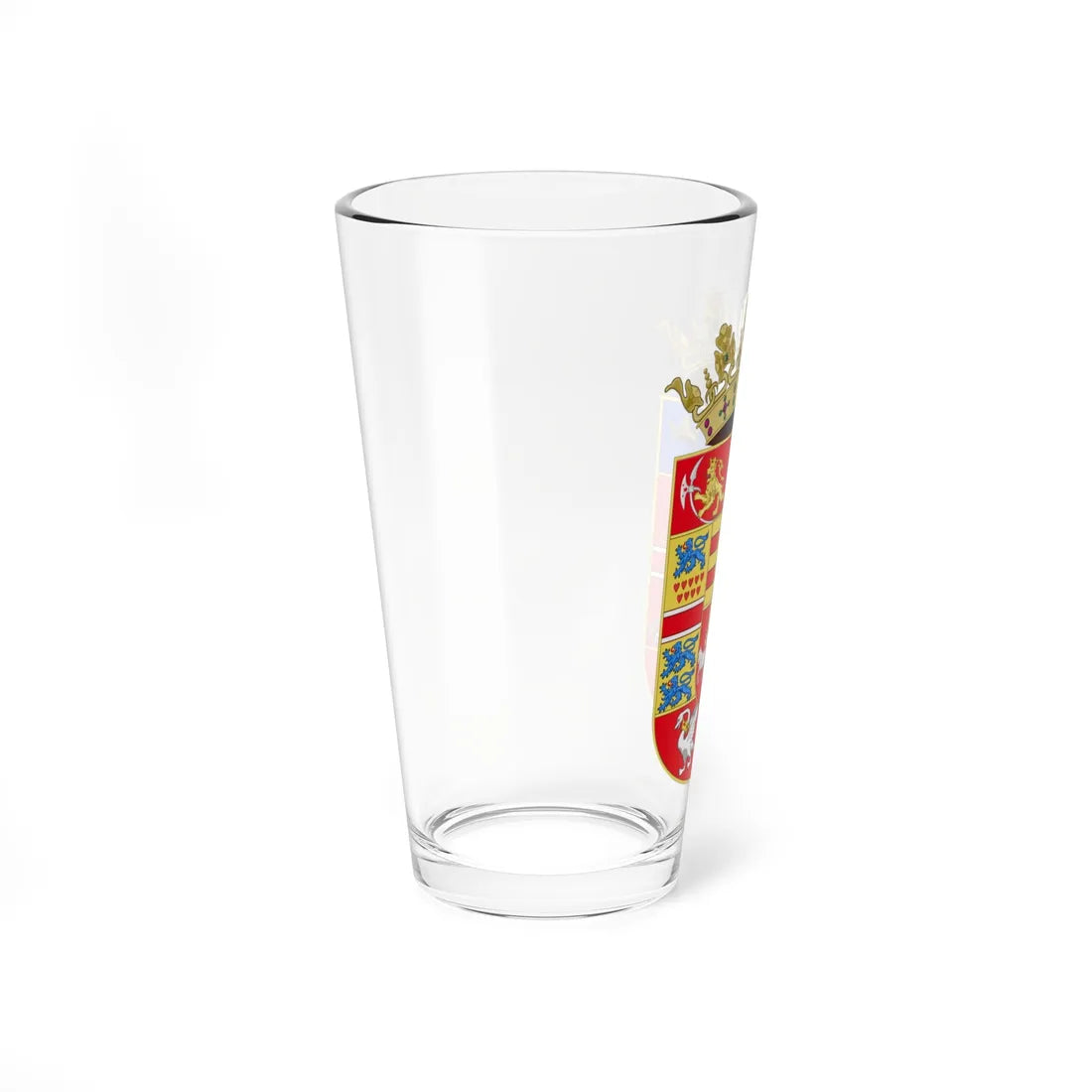 Armoiries Christian IV du Danemark (Denmark) (Coat of Arms) Pint Glass 16oz - Go Mug Yourself
