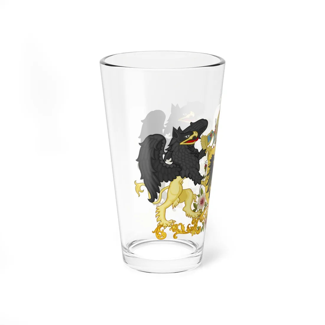 Armoiries d Elisabeth de Baviere Imperatrice dAutriche-Hongrie (Austria) (Coat of Arms) Pint Glass 16oz - Go Mug Yourself