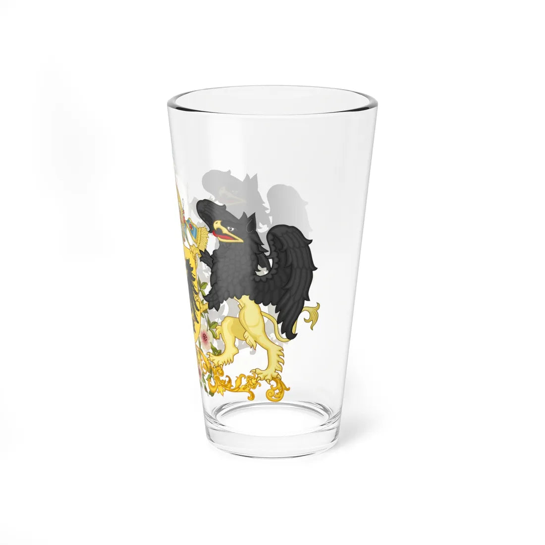 Armoiries d Elisabeth de Baviere Imperatrice dAutriche-Hongrie (Austria) (Coat of Arms) Pint Glass 16oz - Go Mug Yourself