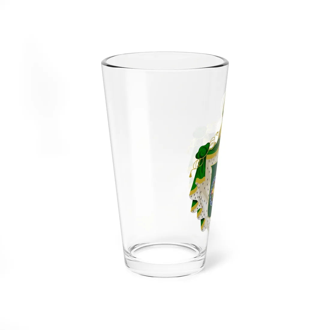 Armoiries dAmélie de Beauharnais2 (Brazil) (Coat of Arms) Pint Glass 16oz - Go Mug Yourself