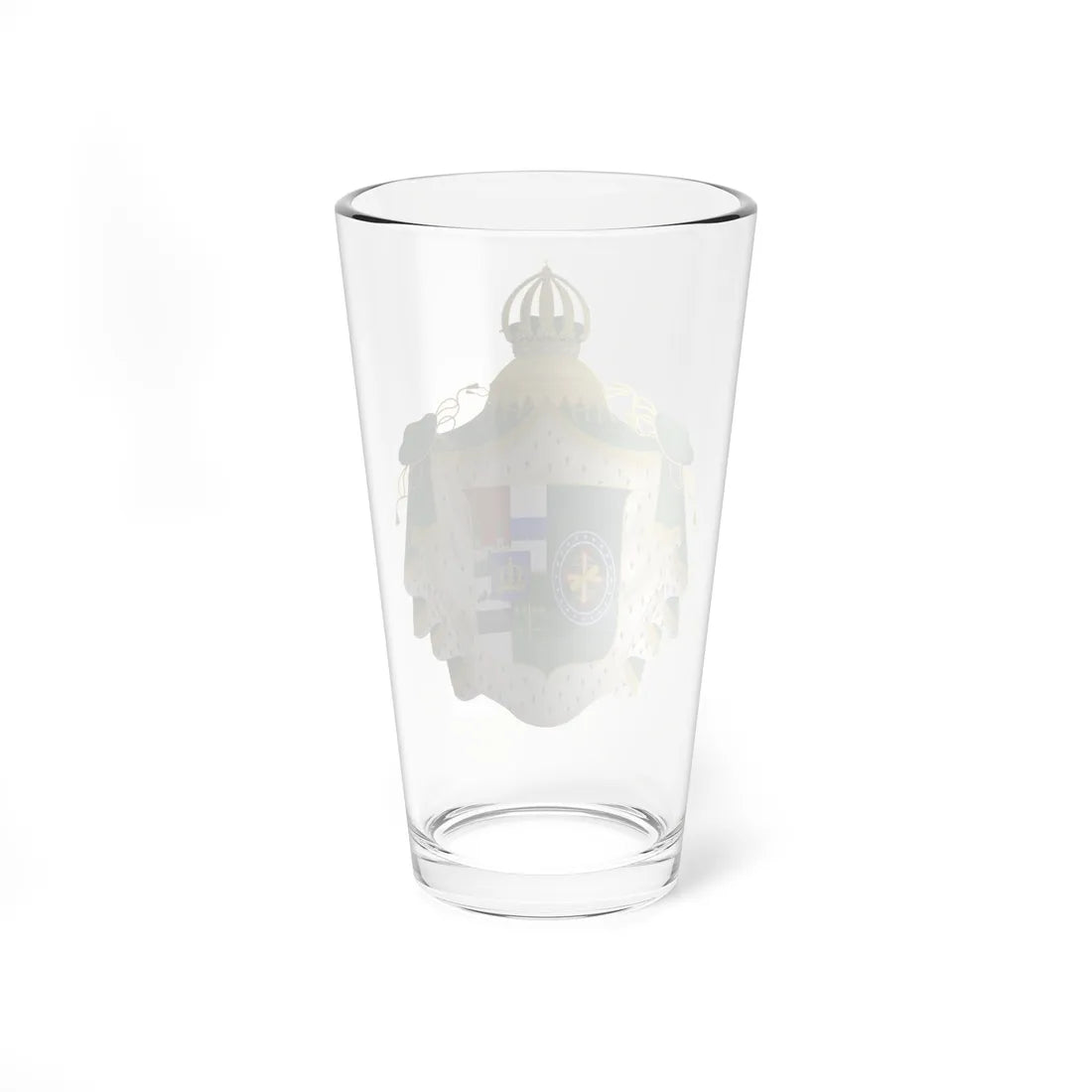 Armoiries dAmélie de Beauharnais2 (Brazil) (Coat of Arms) Pint Glass 16oz - Go Mug Yourself