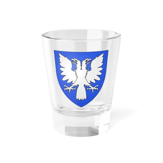 Armoiries dAspelt (Luxembourg) (Coat of Arms) Shot Glass 1.5oz 1.5oz - Go Mug Yourself
