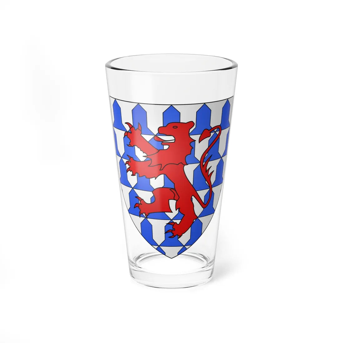 Armoiries dAwans 2 (Belgium) (Coat of Arms) Pint Glass 16oz 16oz - Go Mug Yourself