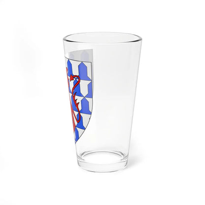 Armoiries dAwans 2 (Belgium) (Coat of Arms) Pint Glass 16oz - Go Mug Yourself