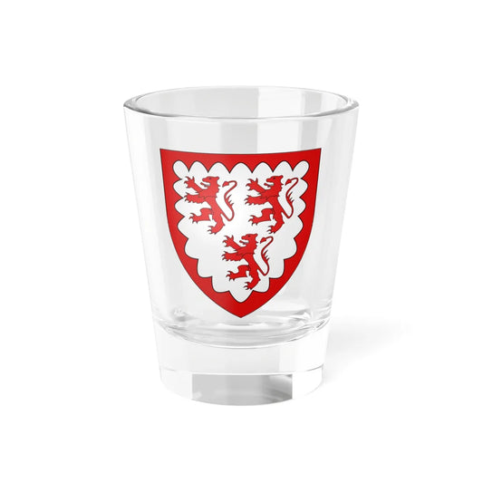 Armoiries de Barbanson Villemont (Luxembourg) (Coat of Arms) Shot Glass 1.5oz 1.5oz - Go Mug Yourself