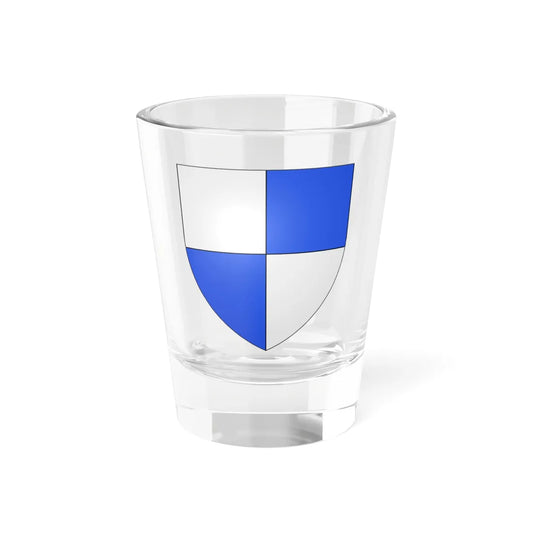 Armoiries de Bemelbourg (Luxembourg) (Coat of Arms) Shot Glass 1.5oz 1.5oz - Go Mug Yourself
