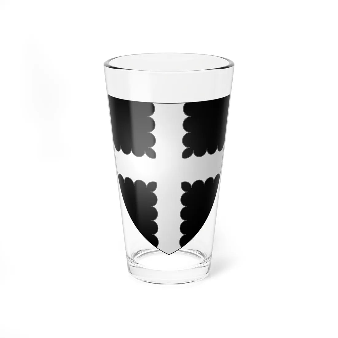 Armoiries de Bentzeradt (Luxembourg) (Coat of Arms) Pint Glass 16oz 16oz - Go Mug Yourself