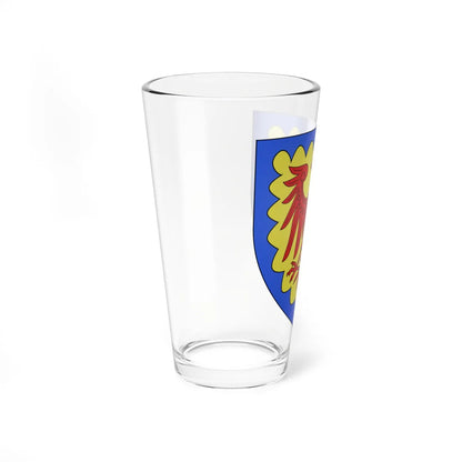 Armoiries de Berg sur Moselle (Luxembourg) (Coat of Arms) Pint Glass 16oz - Go Mug Yourself