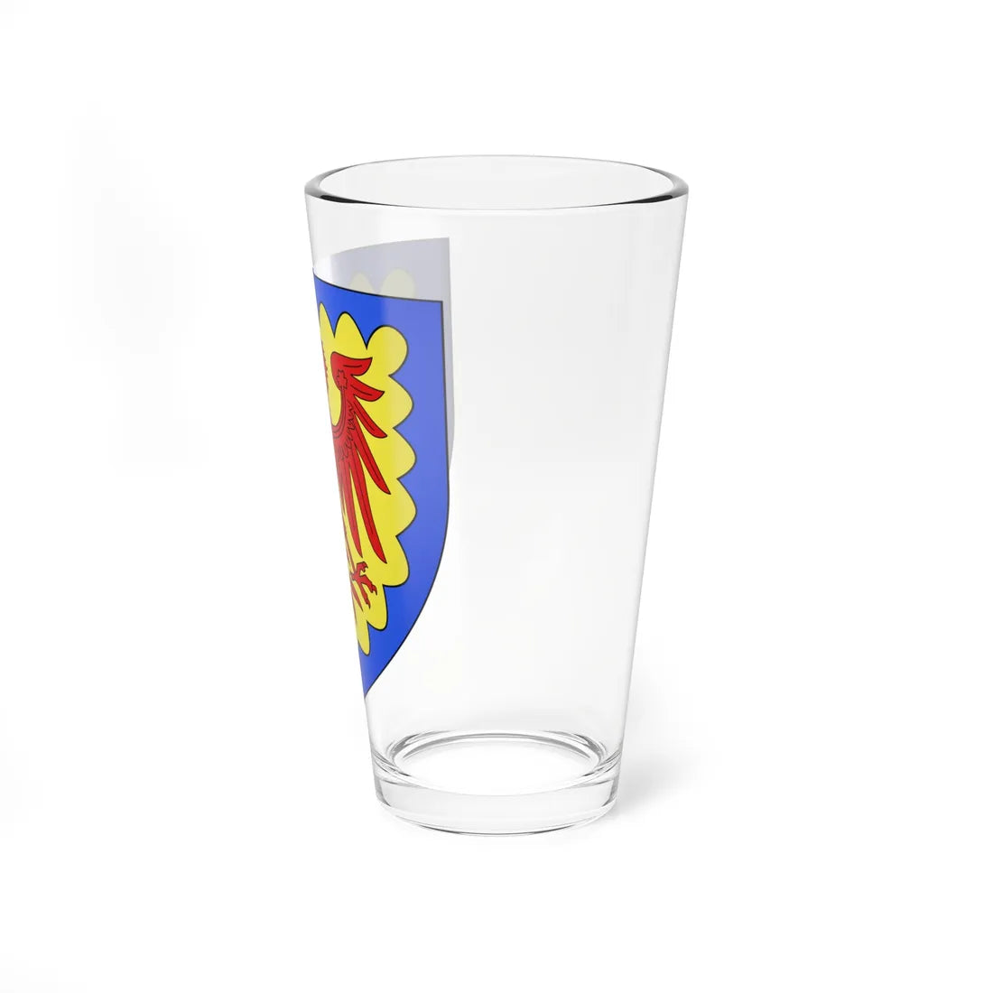 Armoiries de Berg sur Moselle (Luxembourg) (Coat of Arms) Pint Glass 16oz - Go Mug Yourself