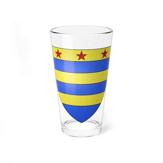 Armoiries de Berwart (Luxembourg) (Coat of Arms) Pint Glass 16oz 16oz - Go Mug Yourself