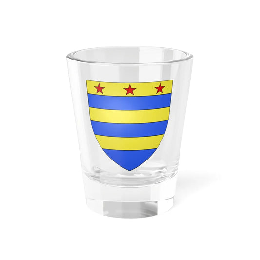 Armoiries de Berwart (Luxembourg) (Coat of Arms) Shot Glass 1.5oz 1.5oz - Go Mug Yourself