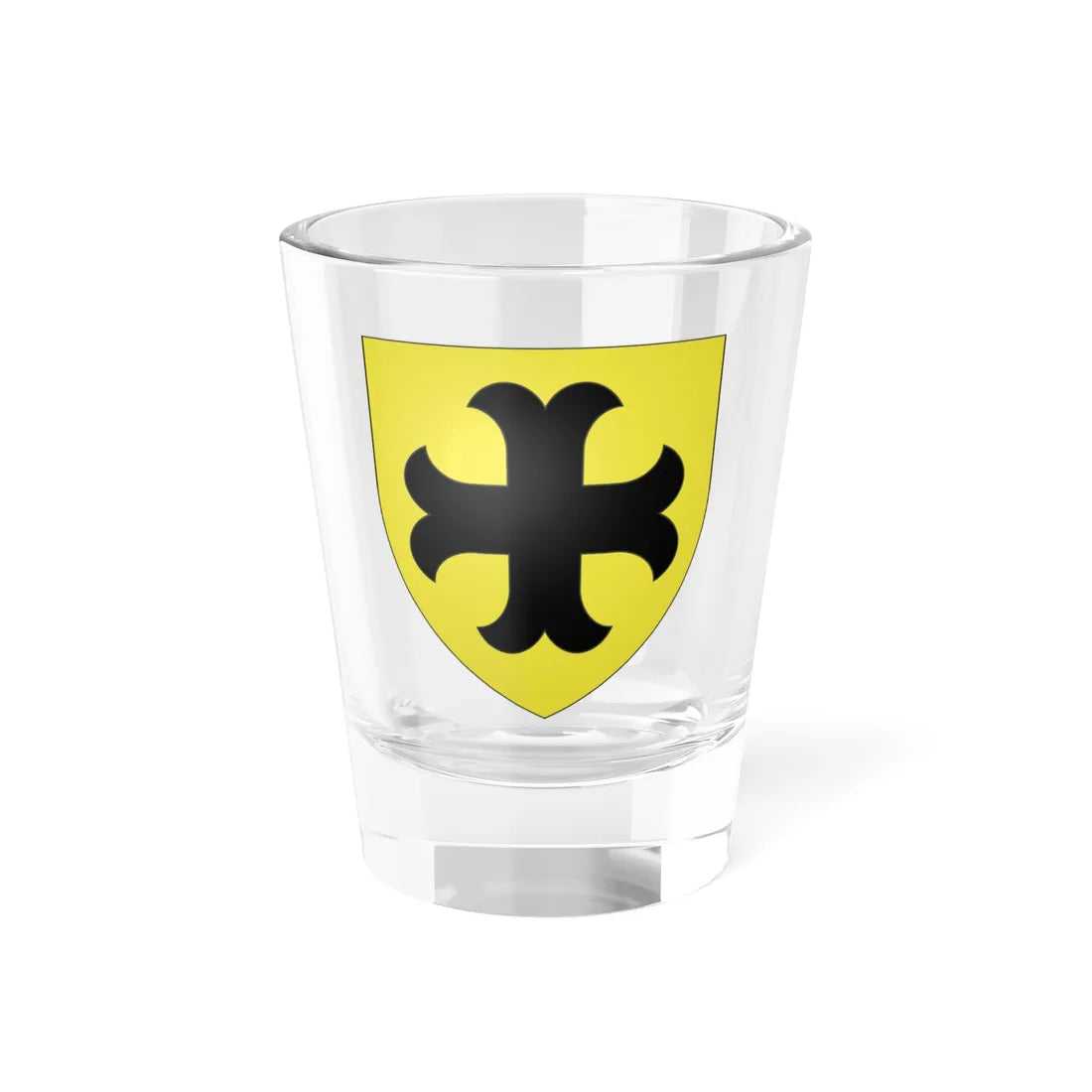 Armoiries de Bettendorf (Luxembourg) (Coat of Arms) Shot Glass 1.5oz 1.5oz - Go Mug Yourself
