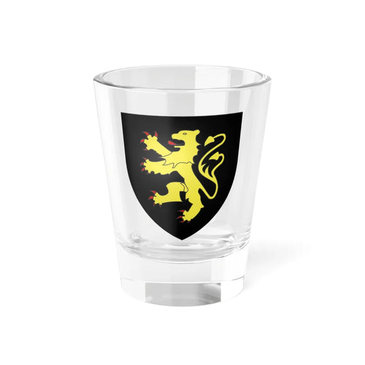 Armoiries de Binsfeld (Luxembourg) (Coat of Arms) Shot Glass 1.5oz 1.5oz - Go Mug Yourself