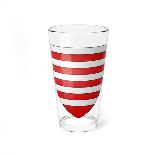 Armoiries de Bissen (Luxembourg) (Coat of Arms) Pint Glass 16oz 16oz - Go Mug Yourself