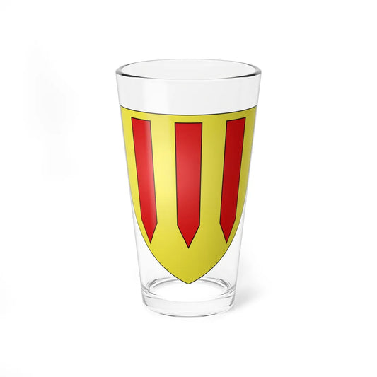 Armoiries de Briey (Luxembourg) (Coat of Arms) Pint Glass 16oz 16oz - Go Mug Yourself