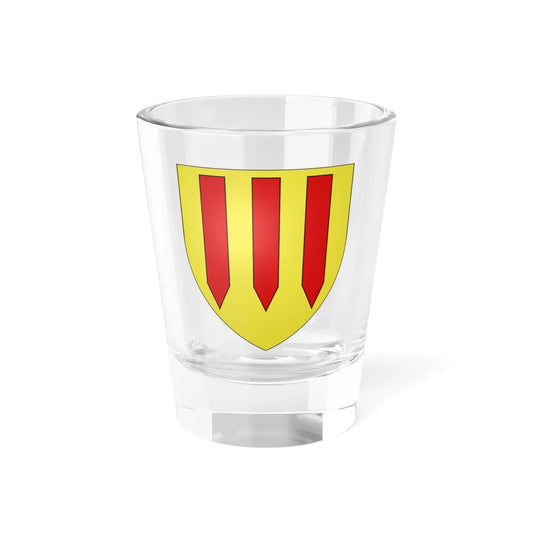 Armoiries de Briey (Luxembourg) (Coat of Arms) Shot Glass 1.5oz 1.5oz - Go Mug Yourself