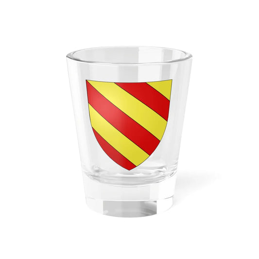 Armoiries de Brouch 1 (Luxembourg) (Coat of Arms) Shot Glass 1.5oz 1.5oz - Go Mug Yourself