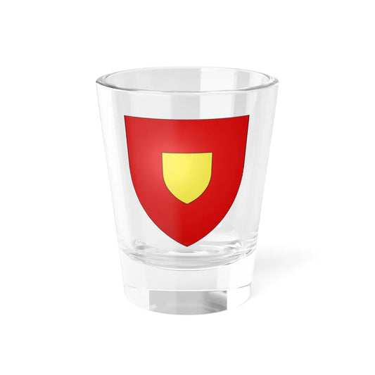 Armoiries de Brouch 2 (Luxembourg) (Coat of Arms) Shot Glass 1.5oz 1.5oz - Go Mug Yourself