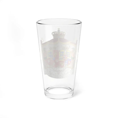 Armoiries de Caroline-Amélie de Schleswig-Holstein reine de Danemark (Denmark) (Coat of Arms) Pint Glass 16oz - Go Mug Yourself