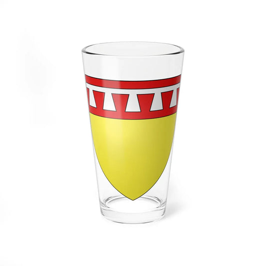 Armoiries de Clervaux 1 (Luxembourg) (Coat of Arms) Pint Glass 16oz 16oz - Go Mug Yourself